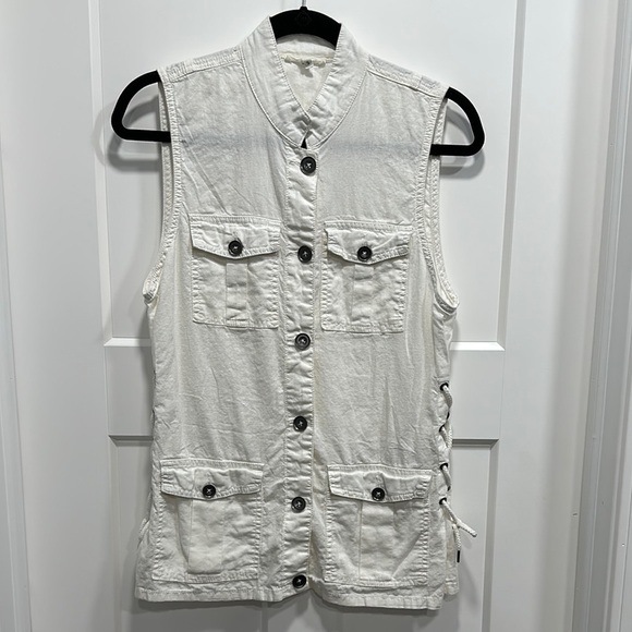 Maurices Tops - Button Down Utility Top - Size Small